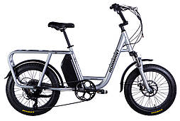 Велосипед + електронабір 20" AL Dorozhnik eADAMANT DD FR 500Вт 48В 17.5Аг рама-18,5" 2025 сріблястий
