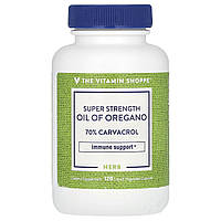 The Vitamin Shoppe, суперефективна олія орегано, 120 рідких рослинних капсул