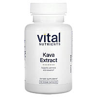 Vital Nutrients, Kava Extract, 60 Vegan Capsules