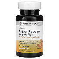 American Health, Super Papaya Enzyme Plus, 90 таблеток