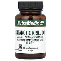 NutraMedix, жир антарктичного криля, 60 капсул