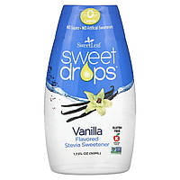Wisdom Natural, SweetLeaf, Sweet Drops, ваніль, 50 мл (1,7 рідк. унції)