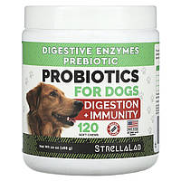 StrellaLab, Probiotics, для собак, зі смаком бекону, 120 м’яких жувальних таблеток, 288 г (10 унцій)