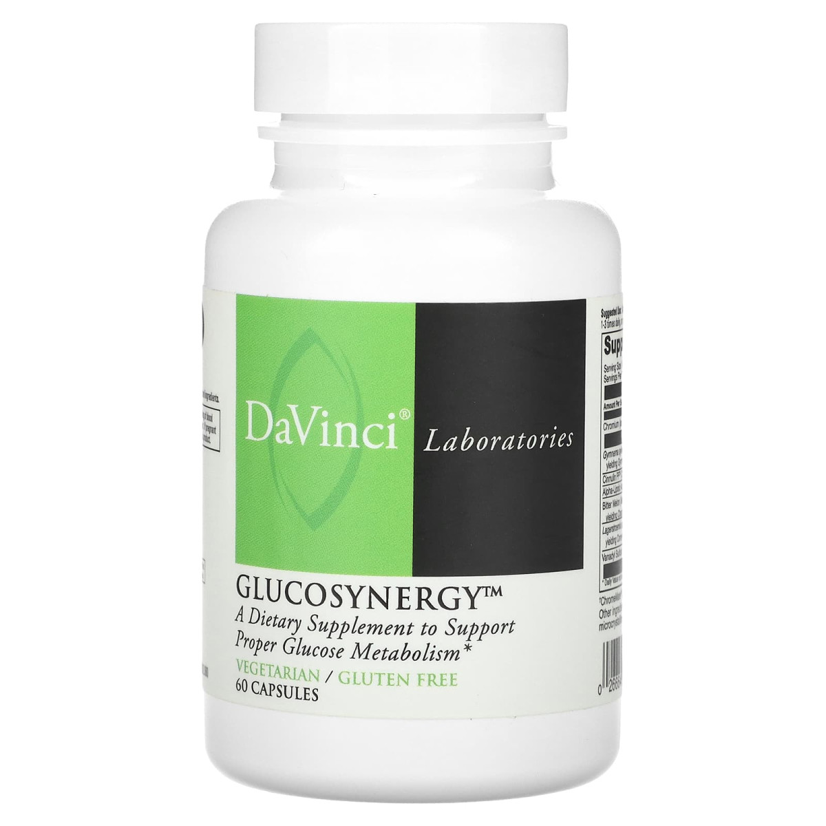 DaVinci Laboratories of Vermont, Glucosynergy, 60 капсул