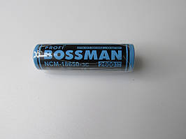 Акумулятор Bossman 18650H 2600mAh 3.7V для ліхтарів Li-Ion Оригінал