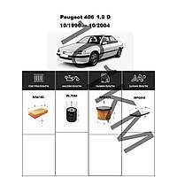 Комплект фільтрів Peugeot 406 1.9D (1996-2004) WIX
