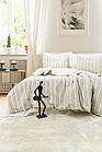 Постільна білизна Saheser Stonewashed Ranforce 200 х 220 см Nadia Bej, фото 4