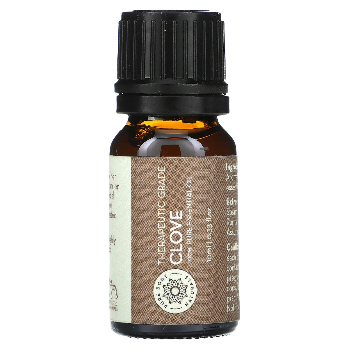 Pure Body Naturals, ефірна олія, бутони гвоздики, 10 мл (0,33 рідк. унції)