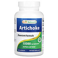 Best Naturals, артишок, 10 000 мг, 180 капсул (500 мг у капсулі)