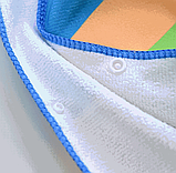 Рушник з капюшоном та бічними кнопками 60*60 см (21016), фото 2