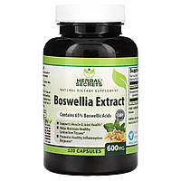 Herbal Secrets, екстракт босвелії, 600 мг, 120 капсул