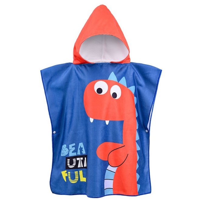 Рушник з капюшоном та бічними кнопками 60*60 см (21016), фото 1