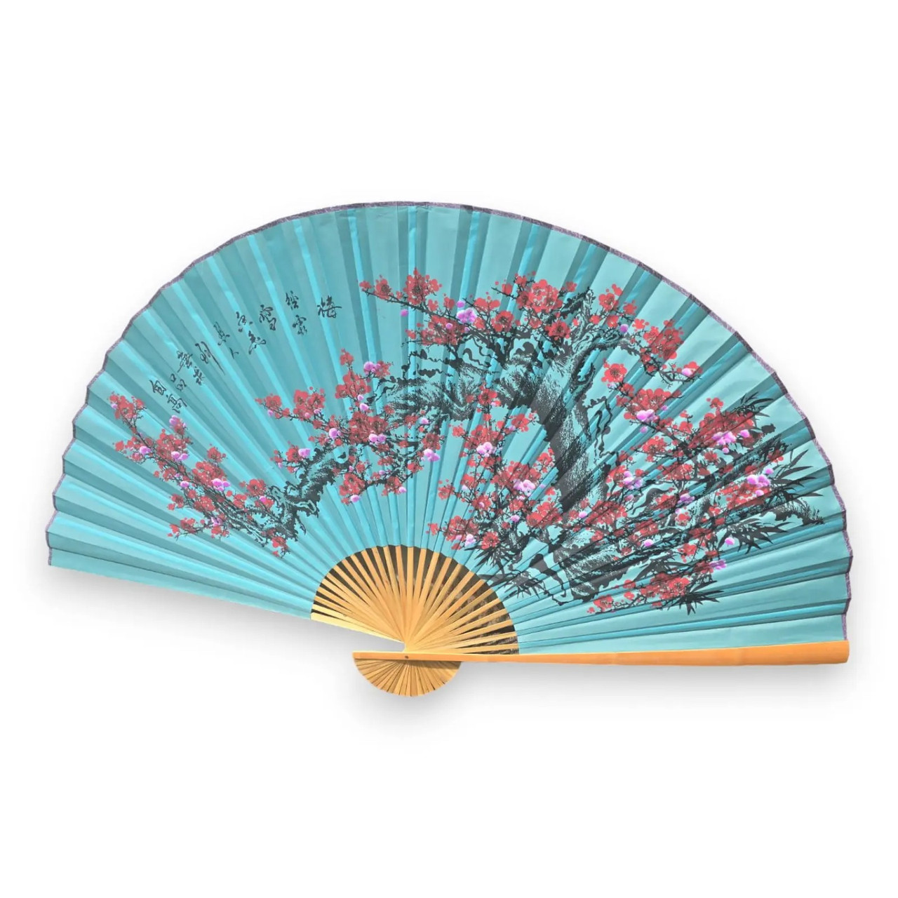 Віяло бамбукове Сакура на стіну, фото 1