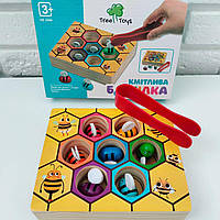 Дерев'яна іграшка Tree Toys Гра Кмітлива бджілка MD 2848 якість