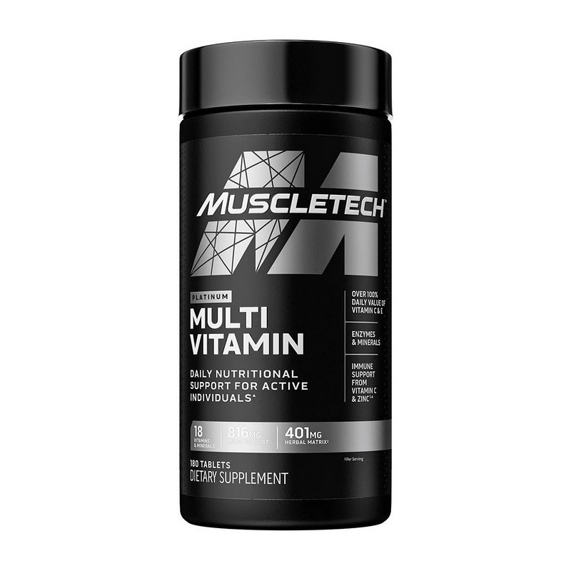 Platinum Multi Vitamin MuscleTech 180 tab