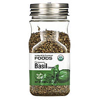 Органічний базилік California Gold Nutrition (Organic Basil Leaves) 23,2 г