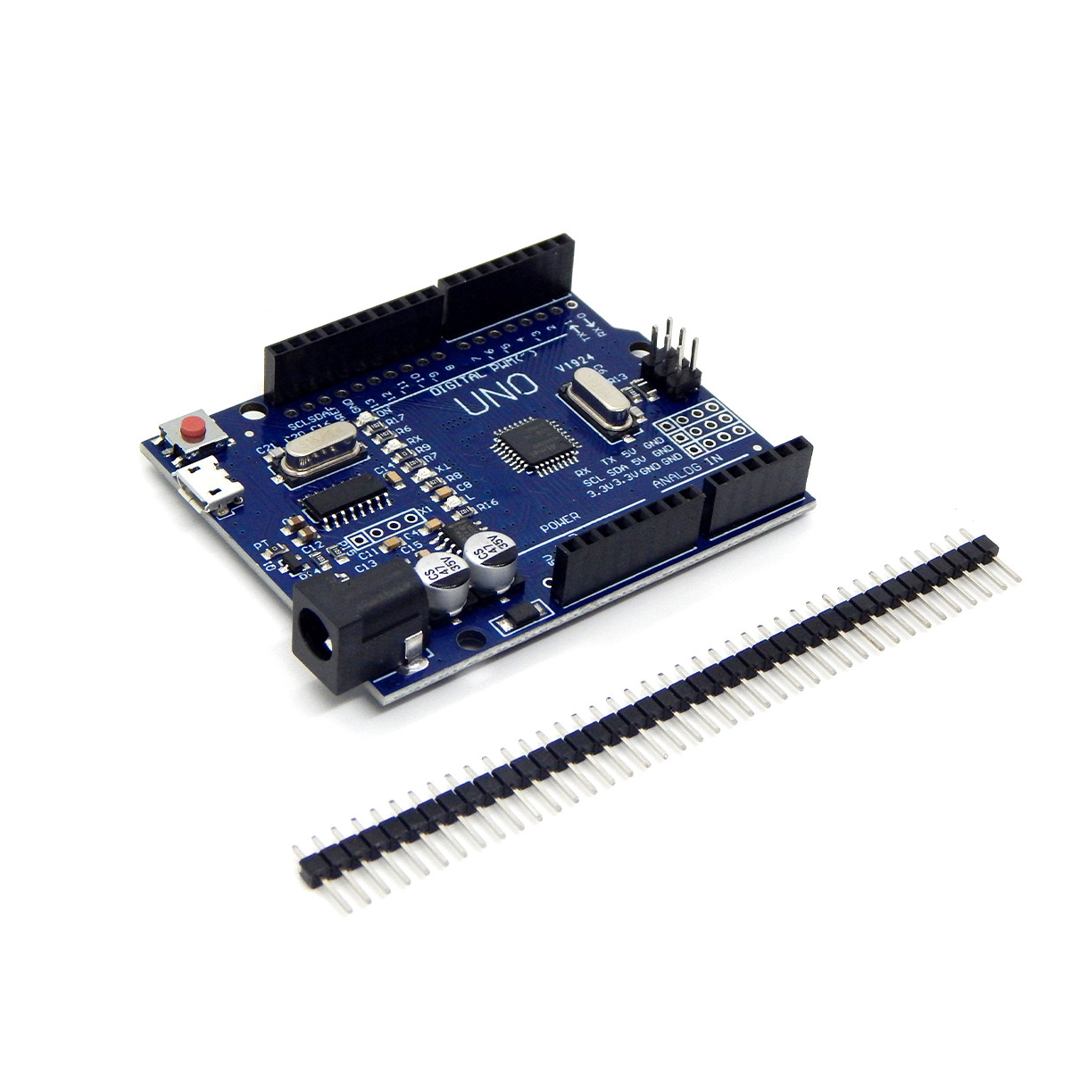 Плата Arduino Uno R3 CH340/FT232 (ATmega328PB інтерфейс Micro USB)