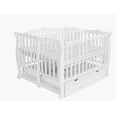 Переглянуто: 694 Ліжко Goydalka DUO для двійні з шухлядами білий