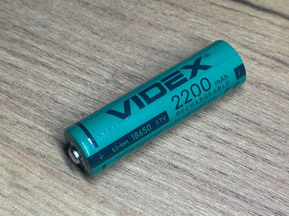 Акумулятор Videx 18650 2200mAh Li-ion 3.7V, фото 1