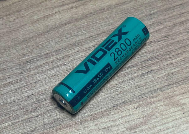 Акумулятор Videx 18650 2800mAh Li-ion 3.7V, фото 1