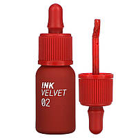 Peripera, Тінт для губ Ink Velvet, 02 Celeb Deep Rose, 0,14 унції (4 г)