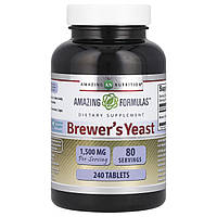 Amazing Nutrition, Пивные дрожжи, 250 мг, 240 таблеток