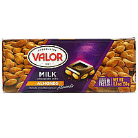 Valor, Молочний шоколад з мигдалем, 8,8 унції (250 г)