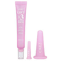 Double Dare, OMG! Lift x3 Action Serum with Facial Cupping Eye Cupping, набір з 3 предметів