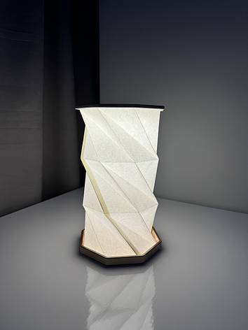 Настільний світлодіодний нічник, вінтажний складний сенсорний ліхтар "Rotating Lamp ", білий, фото 1