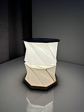 Настільний світлодіодний нічник, вінтажний складний сенсорний ліхтар "Rotating Lamp ", білий, фото 3