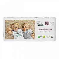 Органічні підгузники-трусики ECO BY NATY 5ML Pull On Pants Double Pack 5 Junior розмір 5 12-18 кг 34 шт