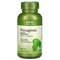 GNC, Пажитник, 610 мг, 100 капсул