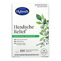 Hyland's, Засіб від головного болю, 100 швидкорозчинних таблеток