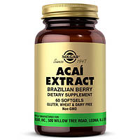 Екстракт Асаї Solgar (Acai Extract Brazilian Berry) 60 капсул