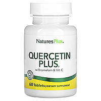Кверцетин плюс бромелайн і вітамін С (Quercetin plus Bromelain & Vitamin C) Nature's Plus 60 таблеток