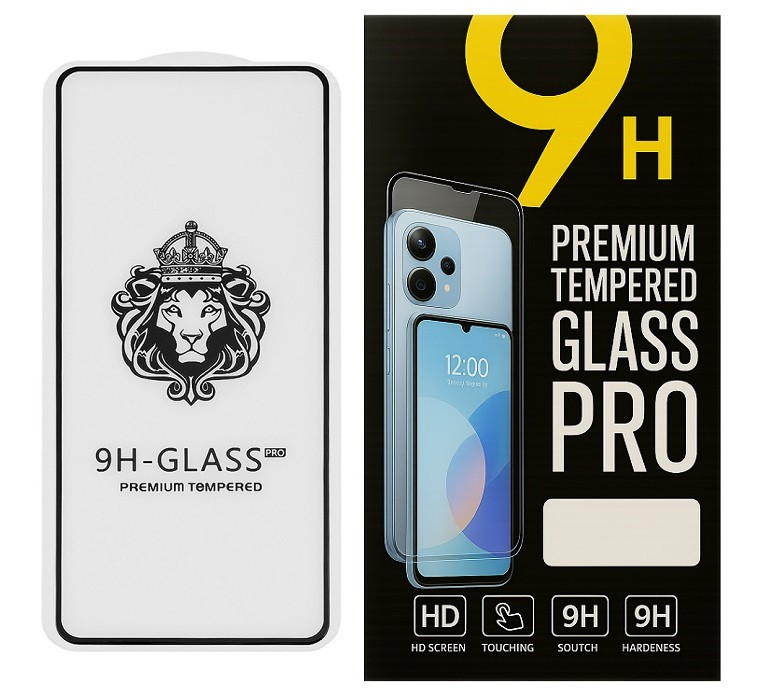 Захисне скло Lion для Oppo A74 4G / A78 4G / A93 / A94 4G / A94 5G / A95 4G / A95 5G з чорною рамкою