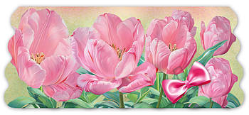 Конверт для грошей жіночий Тюльпани, № 2826