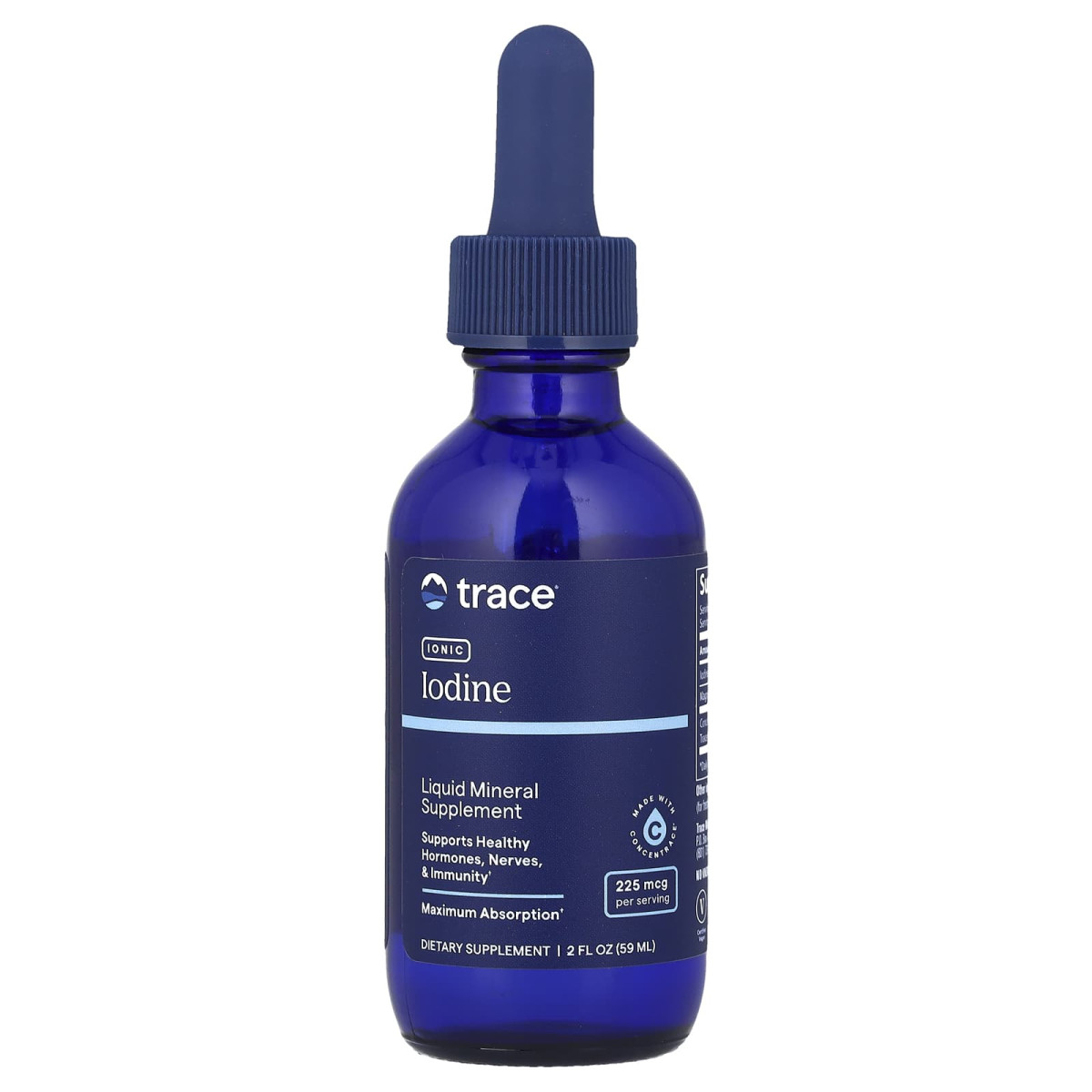 Рідкий йод Trace Minerals (Ionic Iodine) 225 мкг 59 мл