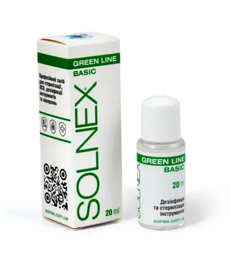 Засіб дезинфікуючий Solnex Green Line Basic 20 мл