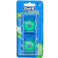 Атласна нитка, м'ята, Complete, Satin Floss, Mint, Oral-B, 2 упаковки по 50 м (54,6 ярда) кожна