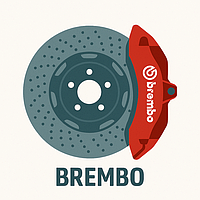 Гальмівні диски колодки Brembo