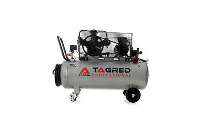 Компресор повітряний ремінний TAGRED ( 100 л / 10 бар / 3.8 кВт / 480 л/хв) 3 циліндри