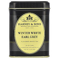 Harney & Sons, Winter White Earl Grey, 2 унції (56 г)