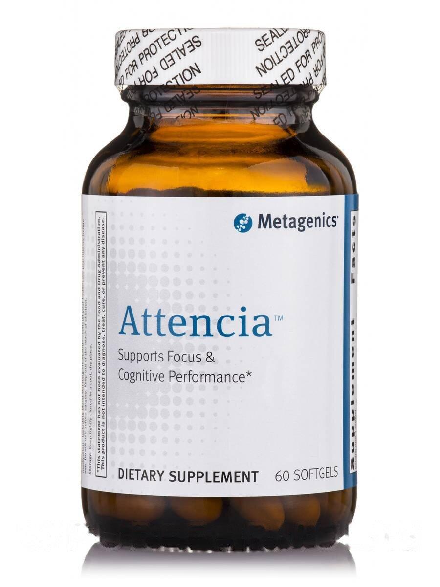 Екстракт зеленого чаю Metagenics (Attencia) 60 м'яких капсул