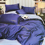 Двоспальна постільна білизна високої якості із сатину 180*220 см. Розмір 2.0, фото 3