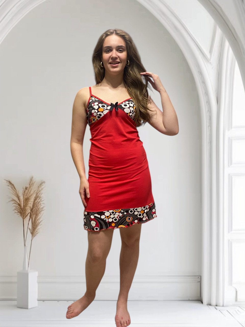 Нічна сорочка на бретельках. Mody, фото 1