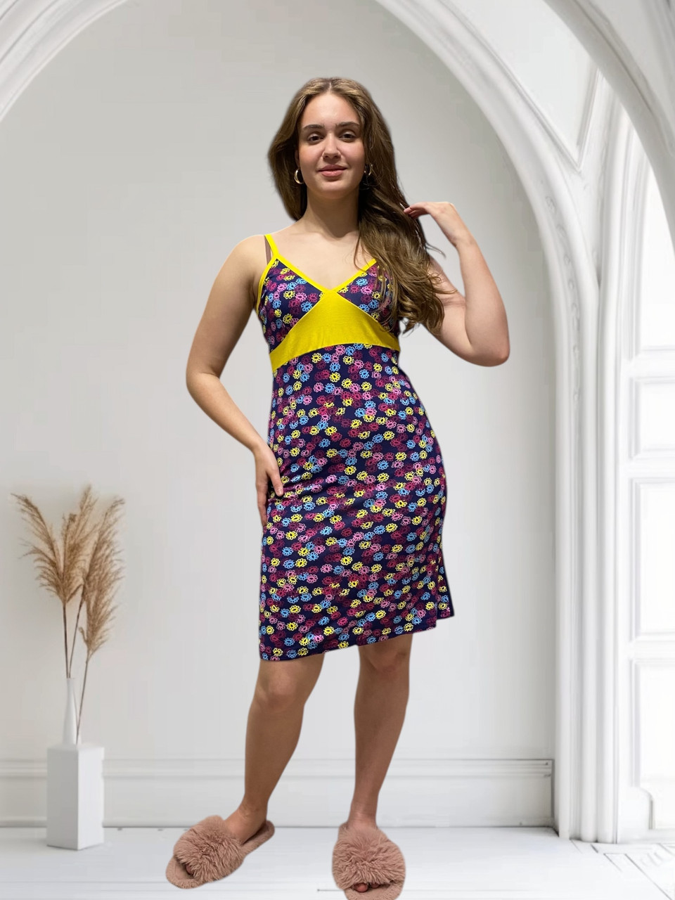 Нічна сорочка на бретельках. Mody, фото 1