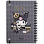 Блокнот A5 80 аркушів клітинка на спіралі тверда обкладинка Kite Kuromi HK25-190, 71007, фото 4