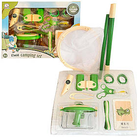 Набір дослідника комаха компас бінокль бокс сачок кільця ремінець щипці картки в кор 36*10,5*27,5см (JLX 6622-8)