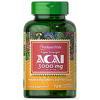 Потрійна сила Асаї, Triple Strength Acai, Puritan's Pride, 3000 мгГ, 120 капсул